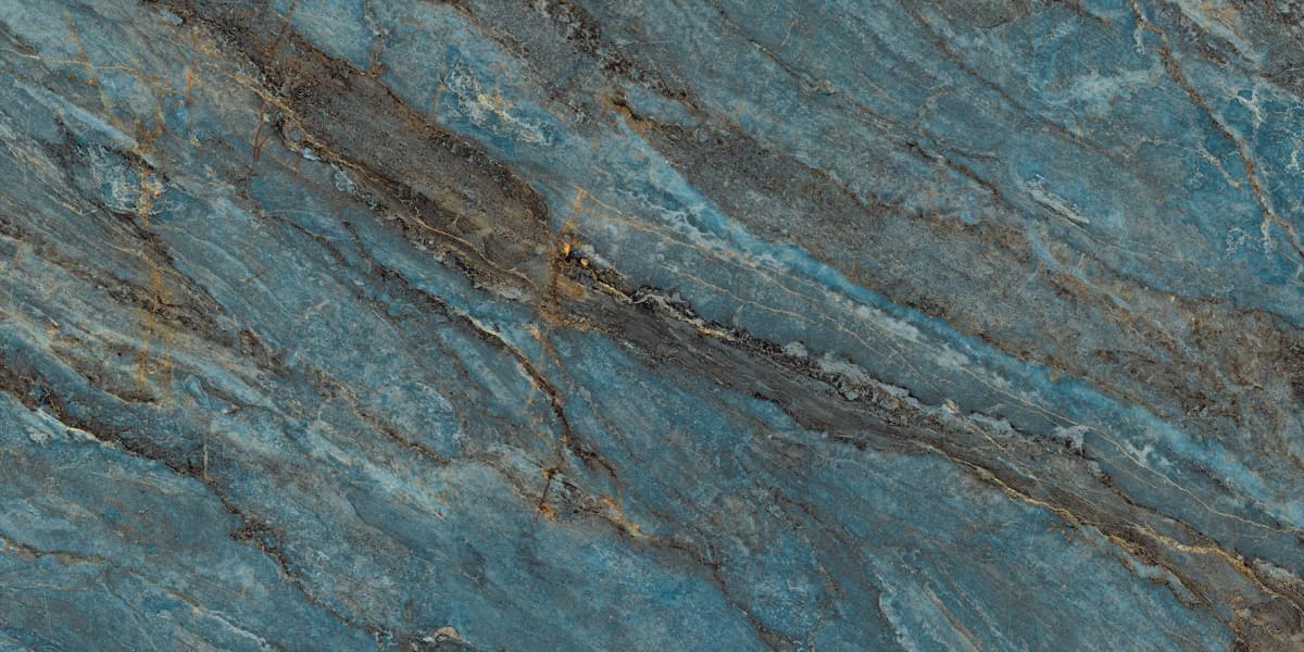 Плитка Laparet Beam Turquoise Лаппатированный Шайн 60x120 см, поверхность полуполированная