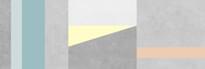 Плитка Laparet Cement Серый Узор 25x75 см, поверхность матовая