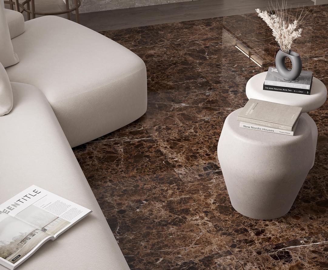 керамогранит фабрики Laparet коллекция Emperador Brown