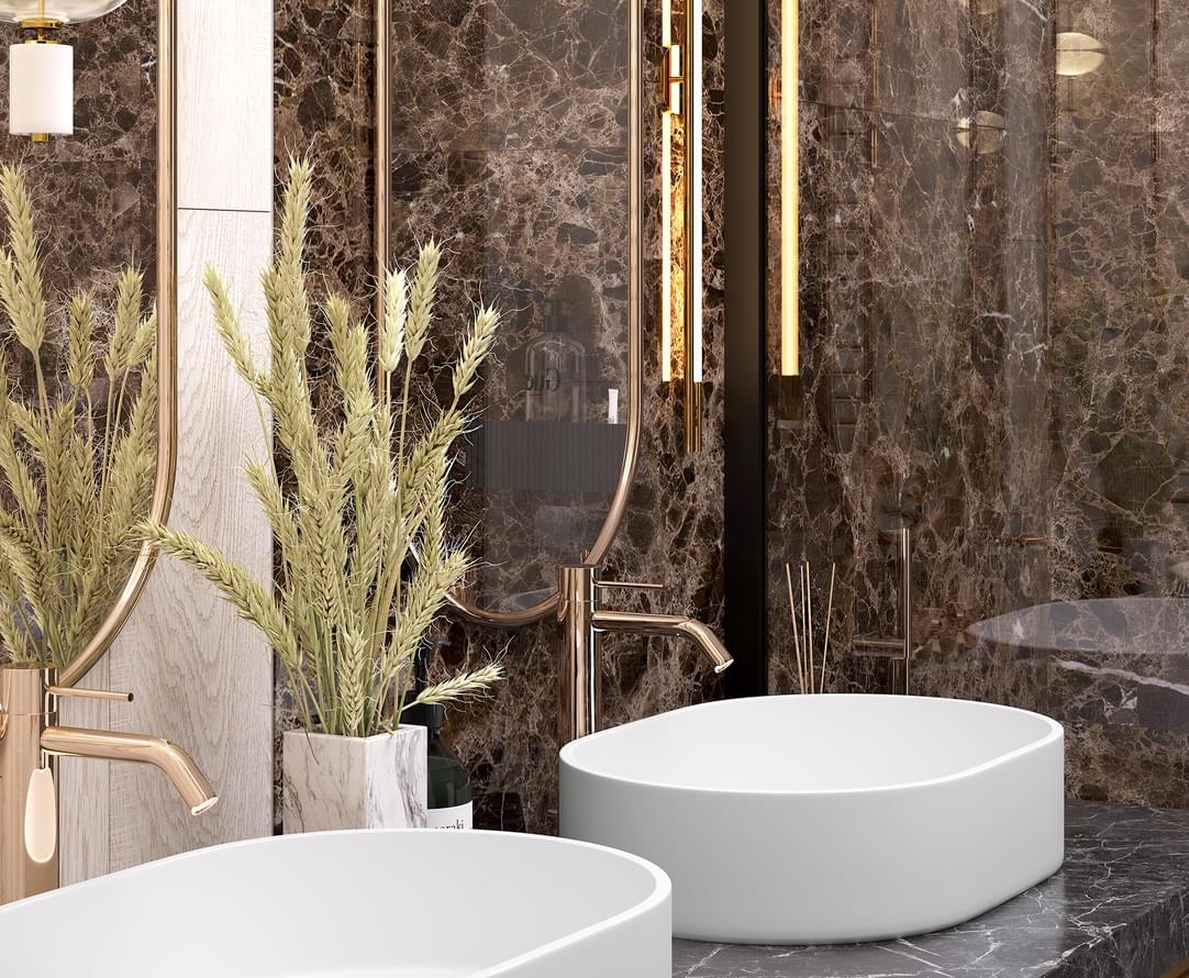 керамогранит фабрики Laparet коллекция Emperador Brown