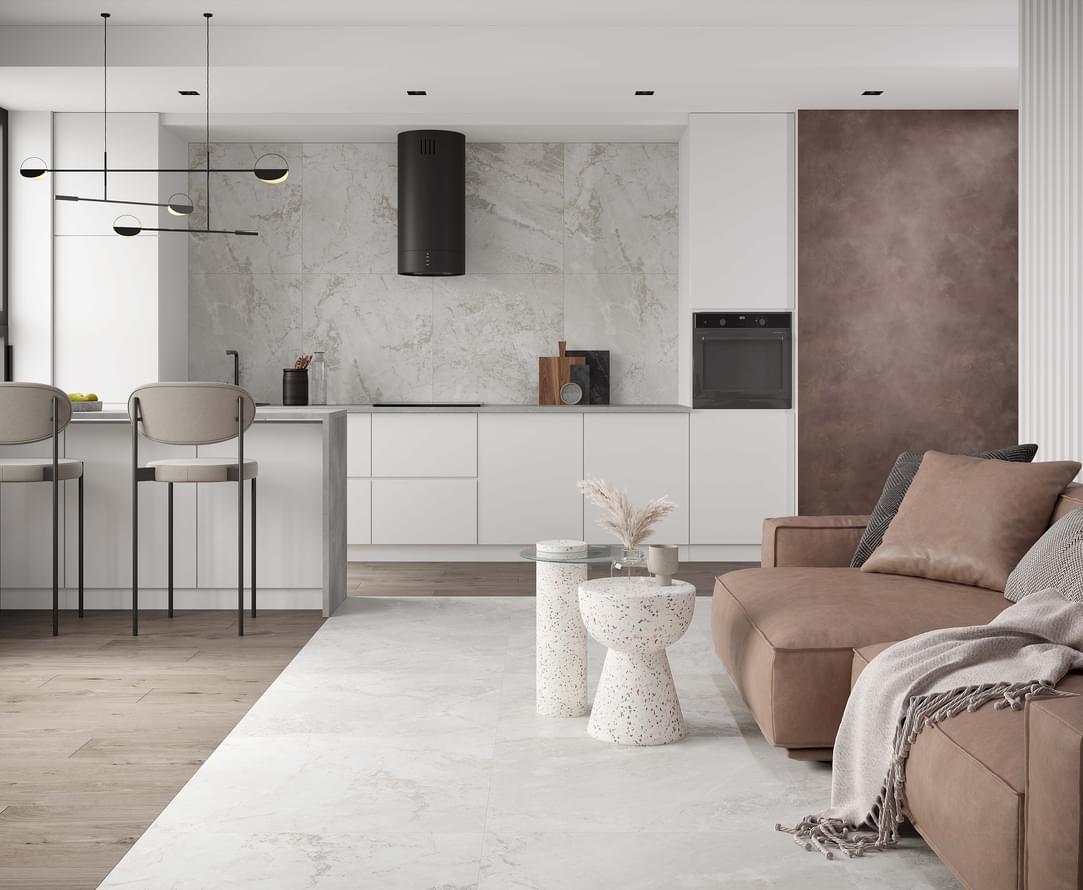 керамогранит фабрики Laparet коллекция Gemini Bianco