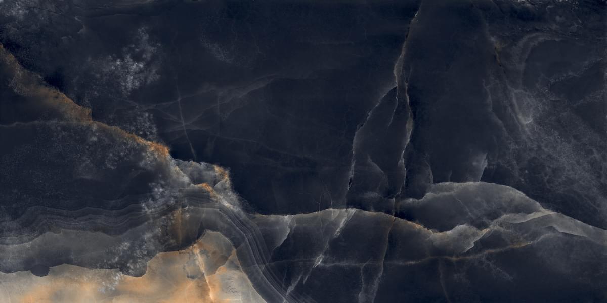 Плитка Laparet Interstellar Black 80x160 см, поверхность полированная