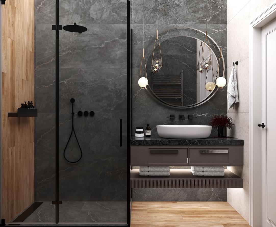 керамогранит фабрики Laparet коллекция Leda Black