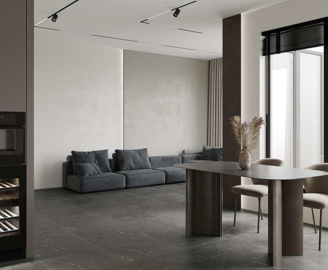 керамогранит фабрики Laparet коллекция Leda Black