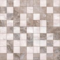 Плитка Laparet Marmo Мозаика Коричневый/Бежевый 30x30 см, поверхность глянец