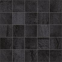 Плитка Laparet Metallica Декор Мозаичный Чёрный 25x25 см, поверхность матовая