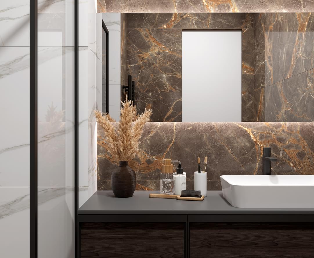 керамогранит фабрики Laparet коллекция Nebula Brown