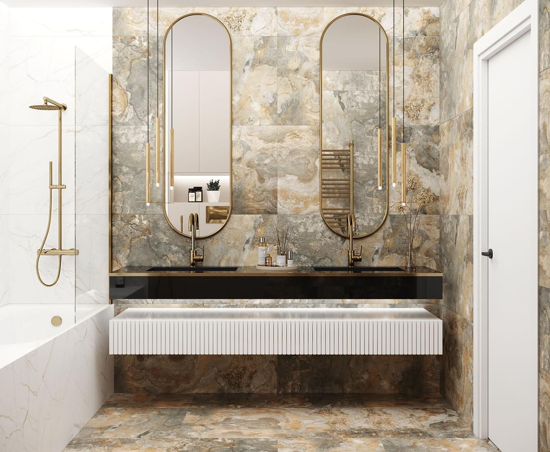 керамогранит фабрики Laparet коллекция Oberon Green