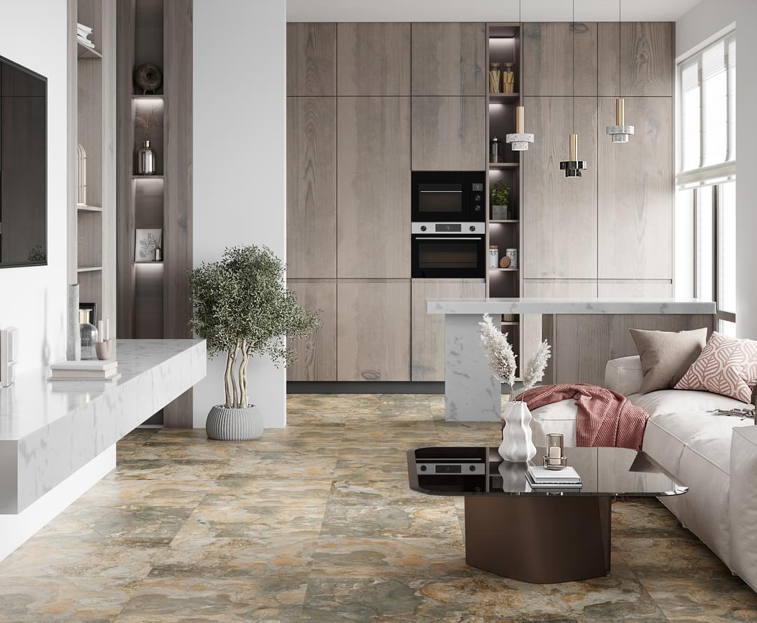 керамогранит фабрики Laparet коллекция Oberon Green