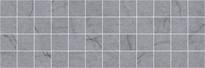 Плитка Laparet Rock Декор Мозаичный Серый 20x60 см, поверхность матовая