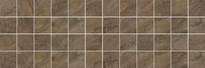Плитка Laparet Royal Декор Мозаичный Коричневый 20x60 см, поверхность глянец