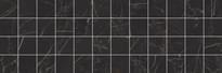 Плитка Laparet Royal Декор Мозаичный Чёрный 20x60 см, поверхность глянец