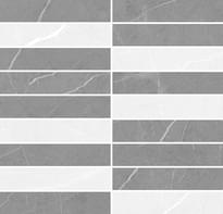 Плитка Laparet Rubio Мозаика Микс Серый 28.6x29.8 см, поверхность глянец