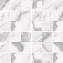 Плитка Laparet Silver Мозаика Белый 30x30 см, поверхность глянец