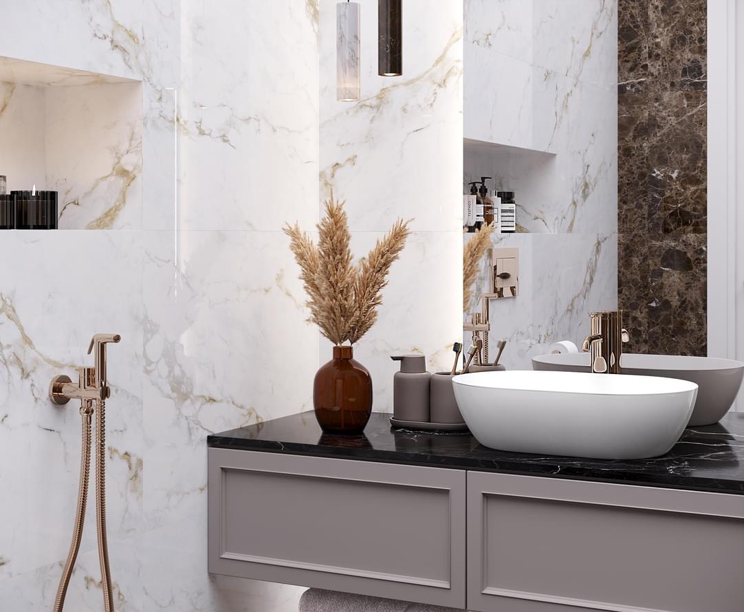 керамогранит фабрики Laparet коллекция Statuario Martin