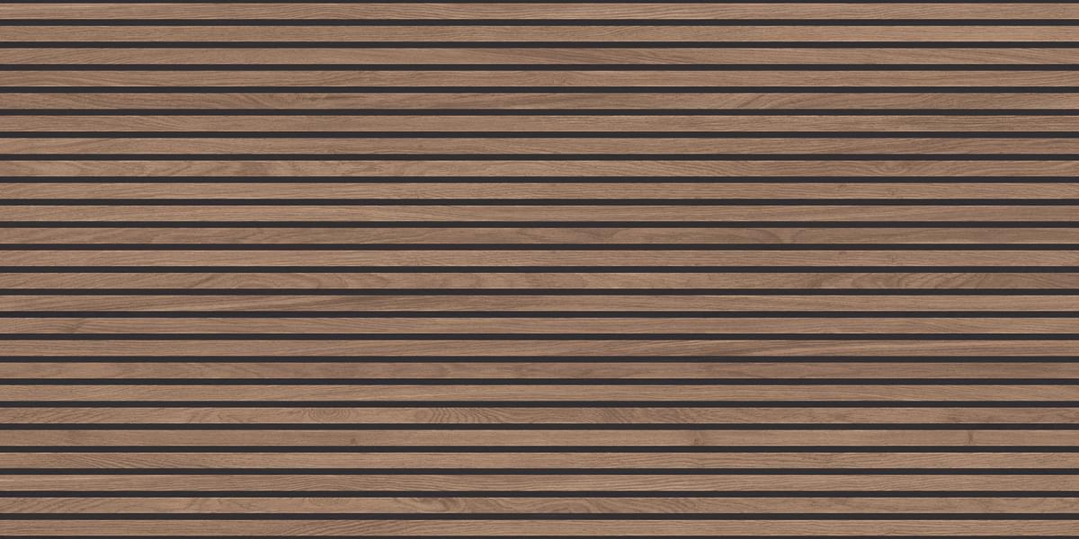 Плитка Laparet Wood Canarium Wenge Stripes 60x120 см, поверхность матовая, рельефная