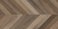 Плитка Laparet Wood Latina Brown Chevron M 60x120 см, поверхность матовая, рельефная