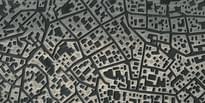 Плитка Lea Ceramiche City Moscova Antracite 3D 30x60 см, поверхность матовая, рельефная