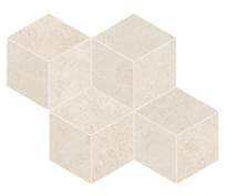 Плитка Lea Ceramiche Concreto Cube Mix Extra Light 35x30.5 см, поверхность матовая, рельефная