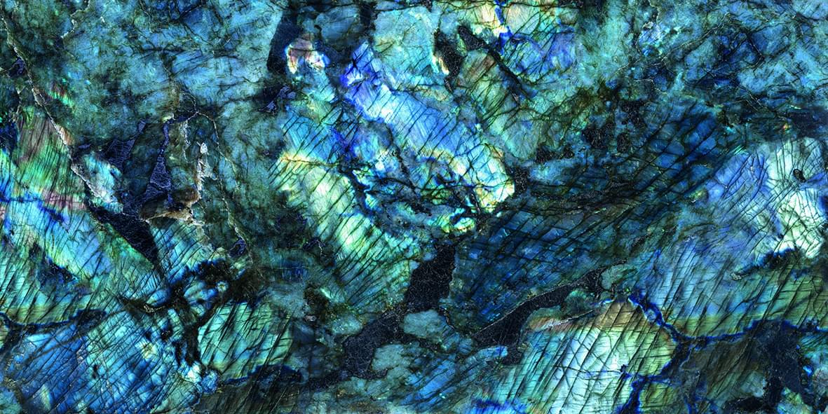 Level Marmi Book Match B Labradorite Lappato 162x324 см, поверхность полуполированная