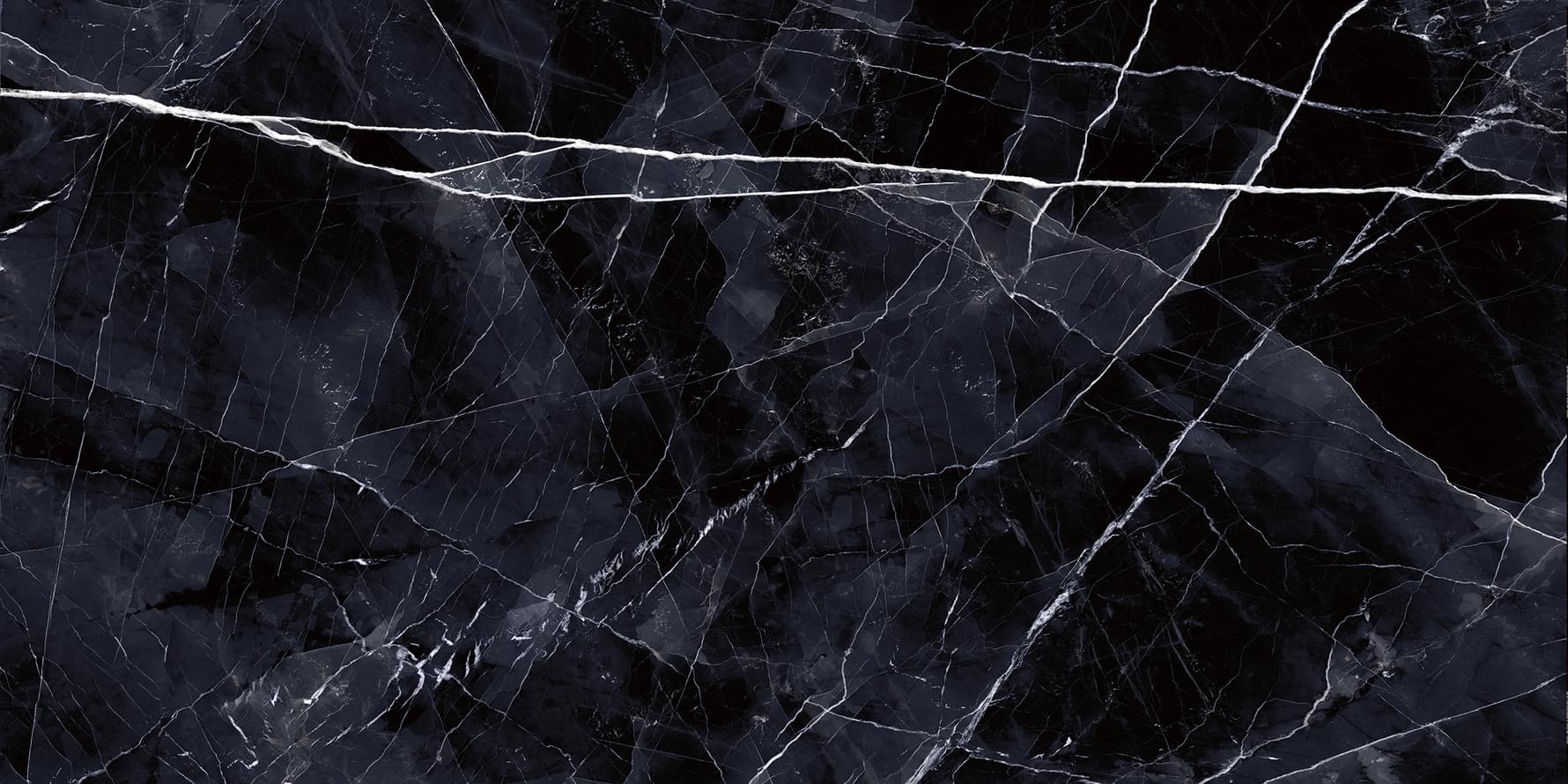 Level Marmi Stuoiato Book Match A Calacatta Black Lappato 162x324 см, поверхность матовая