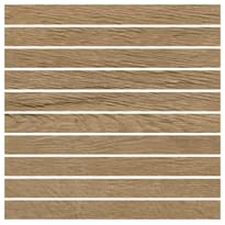Плитка Living Ceramics Niu Light Walnut Mosaic 330 30x30 см, поверхность матовая