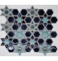 Плитка Liya Mosaic Ceramics Porcelain Samarkand 25.5x30 см, поверхность глянец
