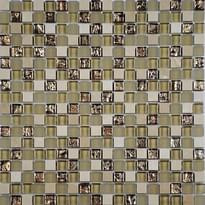 Плитка Liya Mosaic Elegance Cube Cream 30x30 см, поверхность микс