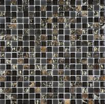 Плитка Liya Mosaic Elegance Cube Emperador 30x30 см, поверхность микс