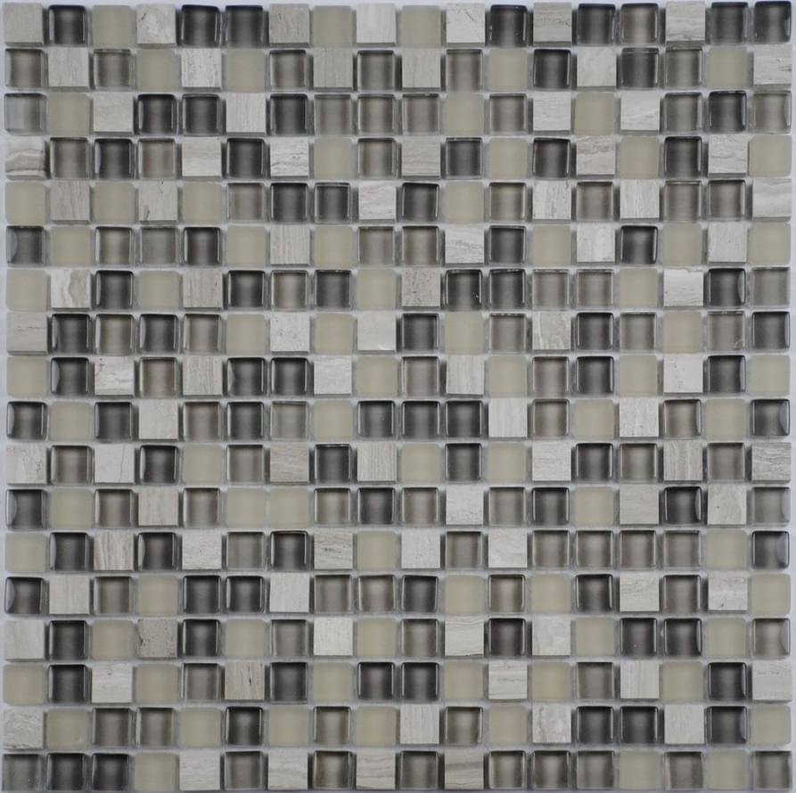 Плитка Liya Mosaic Elegance Cube Joy 30x30 см, поверхность микс