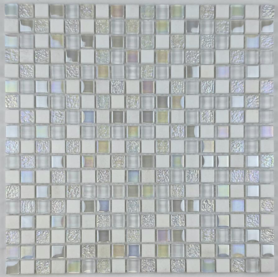 Плитка Liya Mosaic Elegance Cube Pandora 30x30 см, поверхность микс