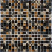 Плитка Liya Mosaic Elegance Krit 17 Бежево-Коричневый 30x30 см, поверхность микс
