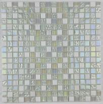 Плитка Liya Mosaic Elegance Krit 21 Белый Перламутр 30x30 см, поверхность микс