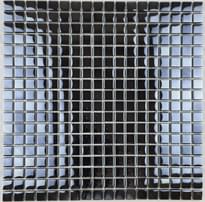 Плитка Liya Mosaic Elegance Shiny Black Glass Черный Перламутр 30.5x30.5 см, поверхность глянец
