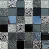 Плитка Liya Mosaic Elements Black 30x30 см, поверхность глянец