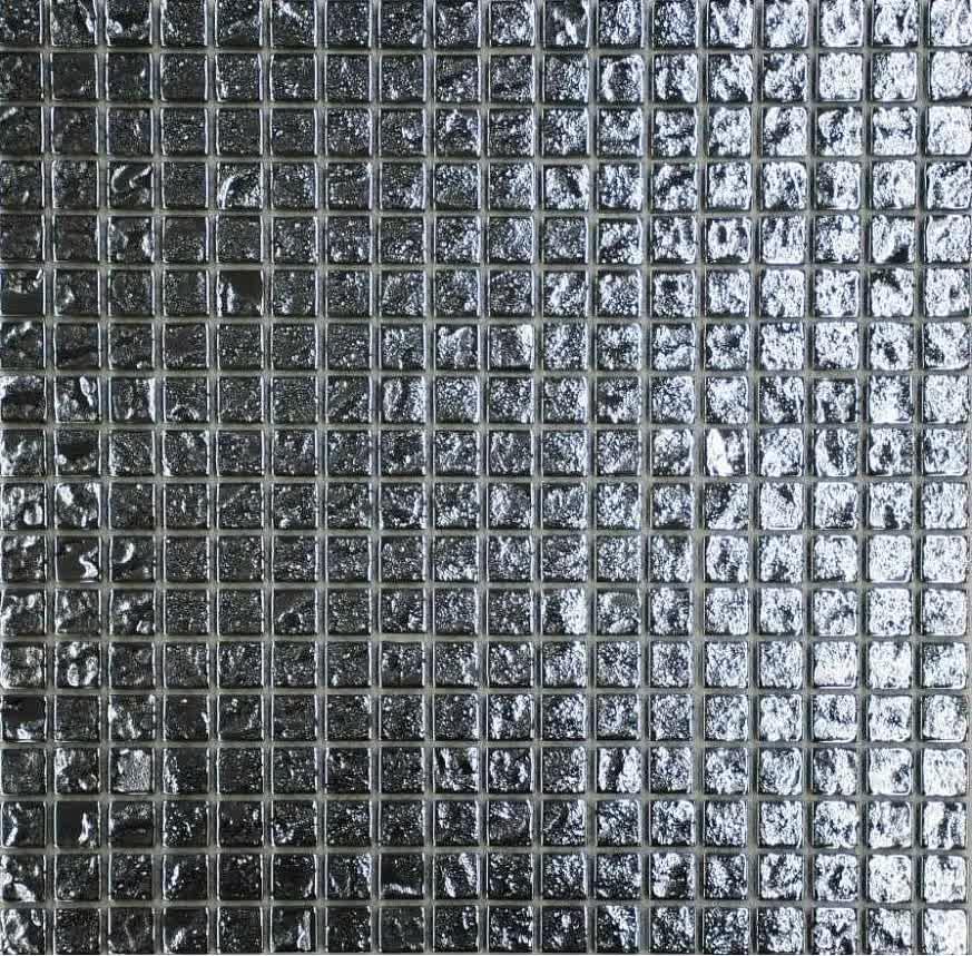 Плитка Liya Mosaic Luxury Silver Brick 15 30x30 см, поверхность глянец