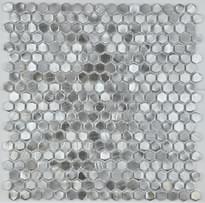 Плитка Liya Mosaic Metallic Aluminium Hexagon Metal 27.8x28.5 см, поверхность микс
