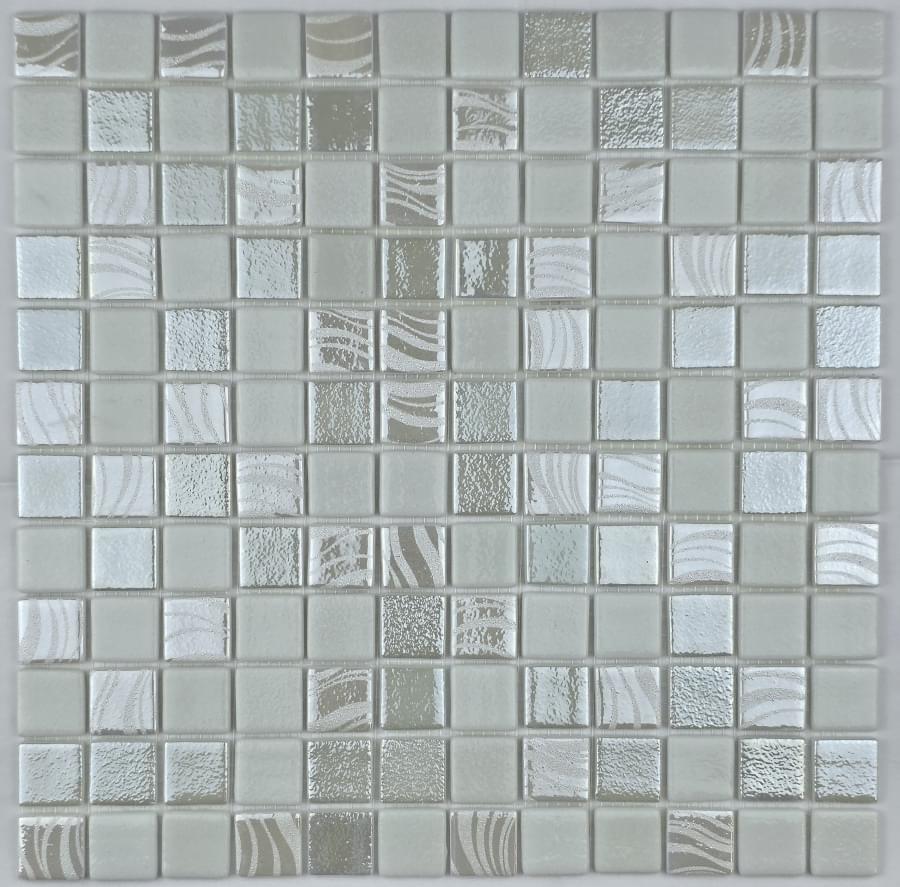 Плитка Liya Mosaic One Colour Avila 31.5x31.5 см, поверхность микс