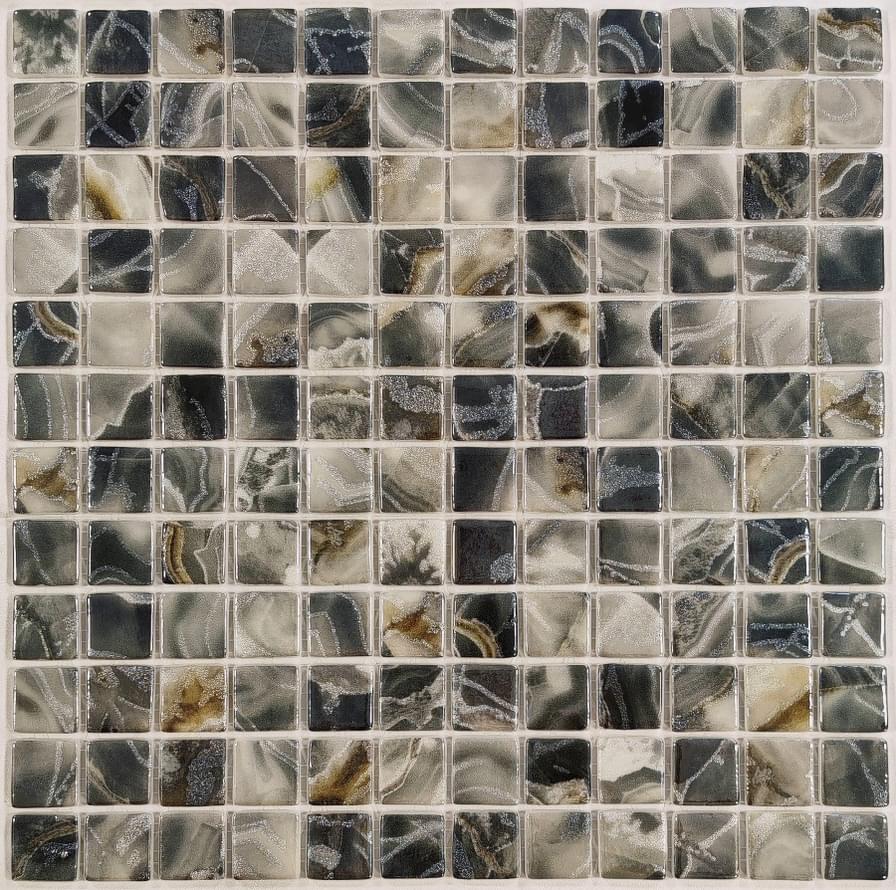Плитка Liya Mosaic One Colour Bilbao 31.5x31.5 см, поверхность глянец