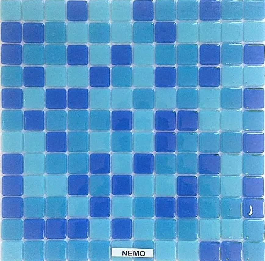 Плитка Liya Mosaic One Colour Nemo PUR сцепка 31.5x53 см, поверхность глянец