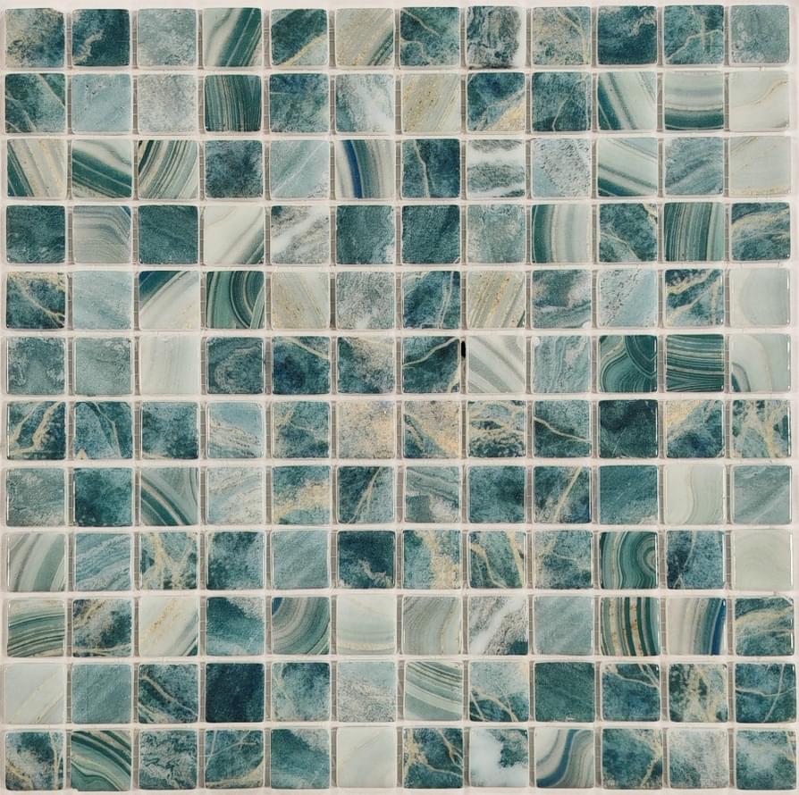 Плитка Liya Mosaic One Colour Pira Brillo 31.5x31.5 см, поверхность глянец