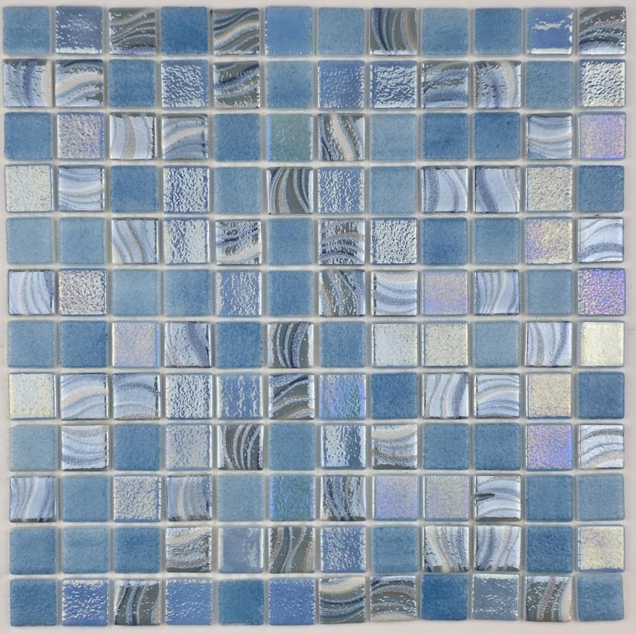 Плитка Liya Mosaic One Colour Sevillia 31.5x31.5 см, поверхность микс