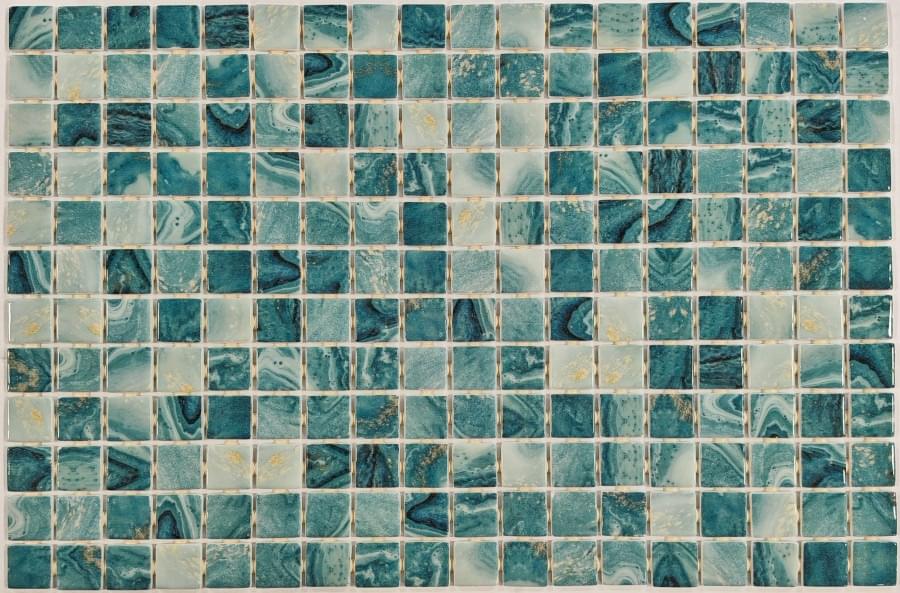 Плитка Liya Mosaic One Colour Teruel 31.1x46.7 см, поверхность глянец