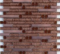 Плитка Liya Mosaic Stripes H5417 30x30 см, поверхность глянец