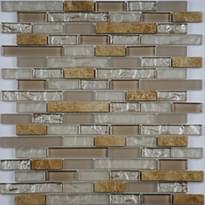 Плитка Liya Mosaic Stripes Krit 10 30x30 см, поверхность микс