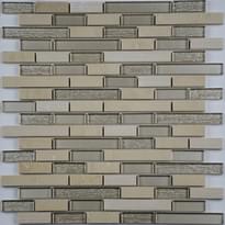 Плитка Liya Mosaic Stripes Krit 9 30x30 см, поверхность микс