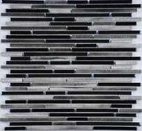 Плитка Liya Mosaic Stripes Stripes Pluton 30x30 см, поверхность микс