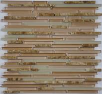 Плитка Liya Mosaic Stripes Stripes Smile 30x30 см, поверхность микс