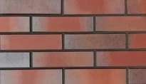 Плитка Lopo Clay Brick Metallic Marron 6x24 см, поверхность матовая