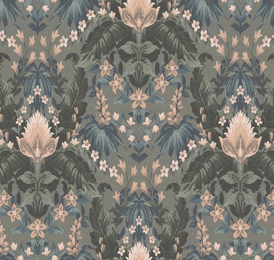 Loymina Британский Лес Brit 6 005 Scottish Flower 10.05м x 100см поверхность матовая, рельефная
